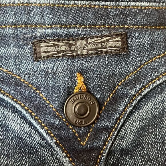 NWT HUDSON Midrise Signature Bootcut Jeans Blue Women’s Size 27 - Picture 4 of 8